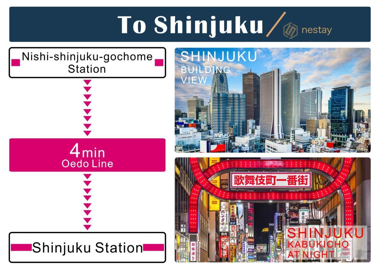 Nestay Villa Tokyo Shinjuku Екстер'єр фото